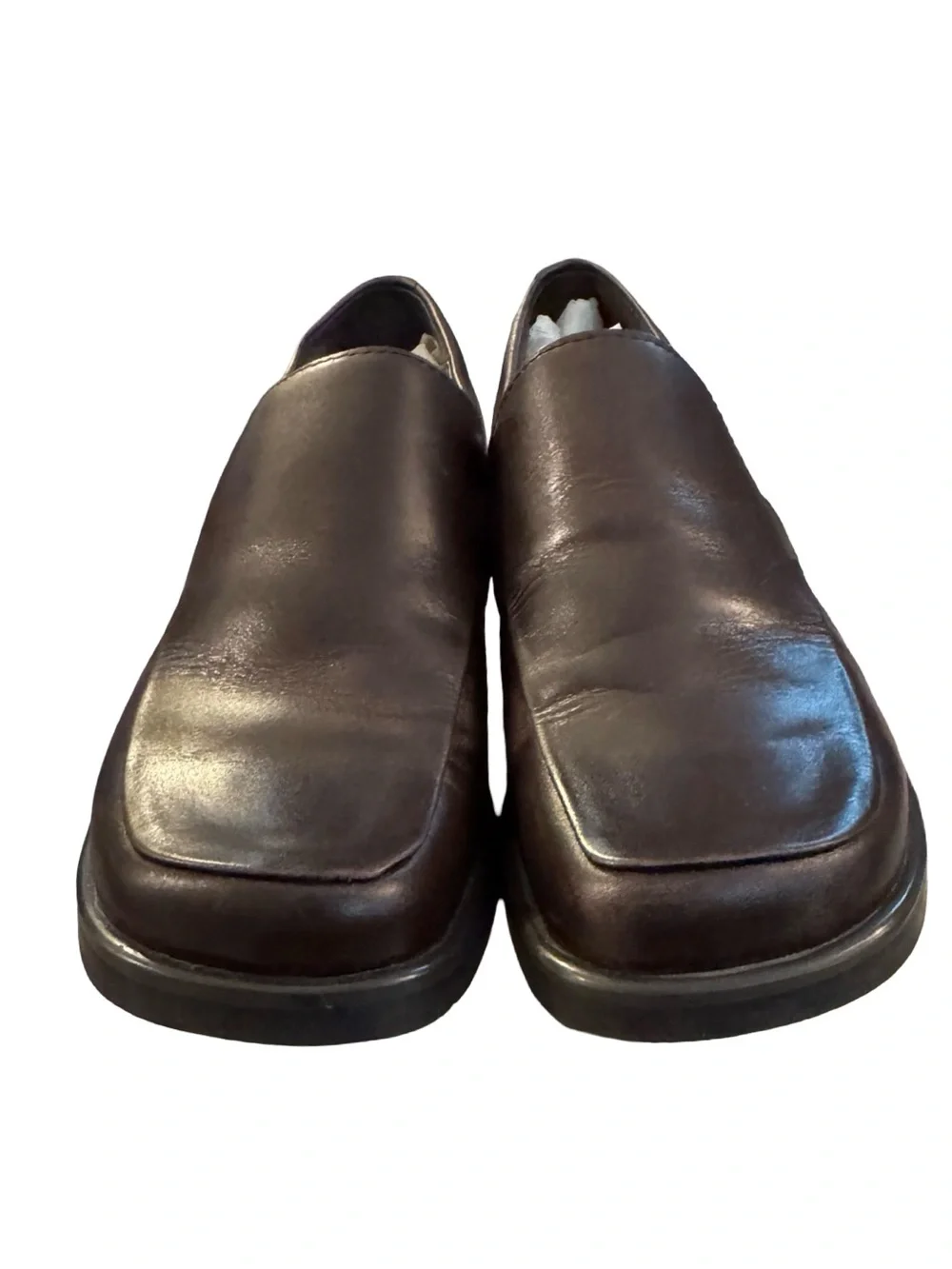 Franco Sarto L-Bocca Women's Brown Leather Slip-On Loafer - Picture 7 of 12